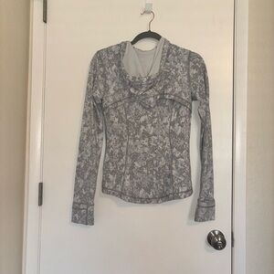 Lululemon Define Jacket Grey Floral Camo